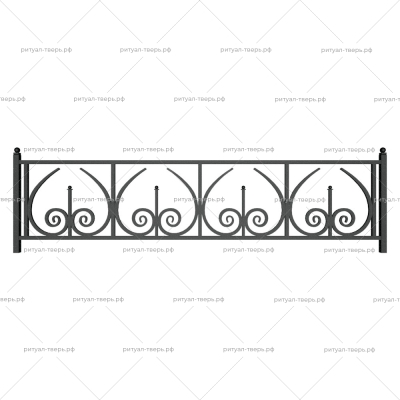 Ограда металлическая № 32