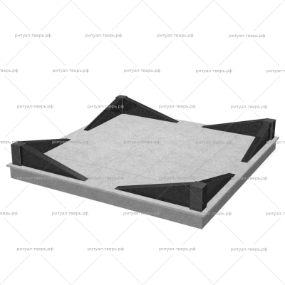 Цоколь на могилу № 20