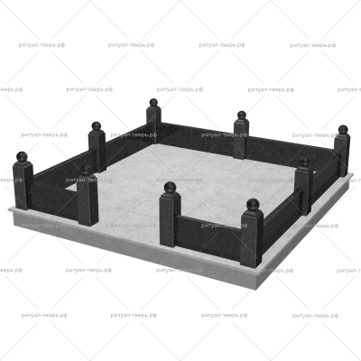 Цоколь на могилу № 6