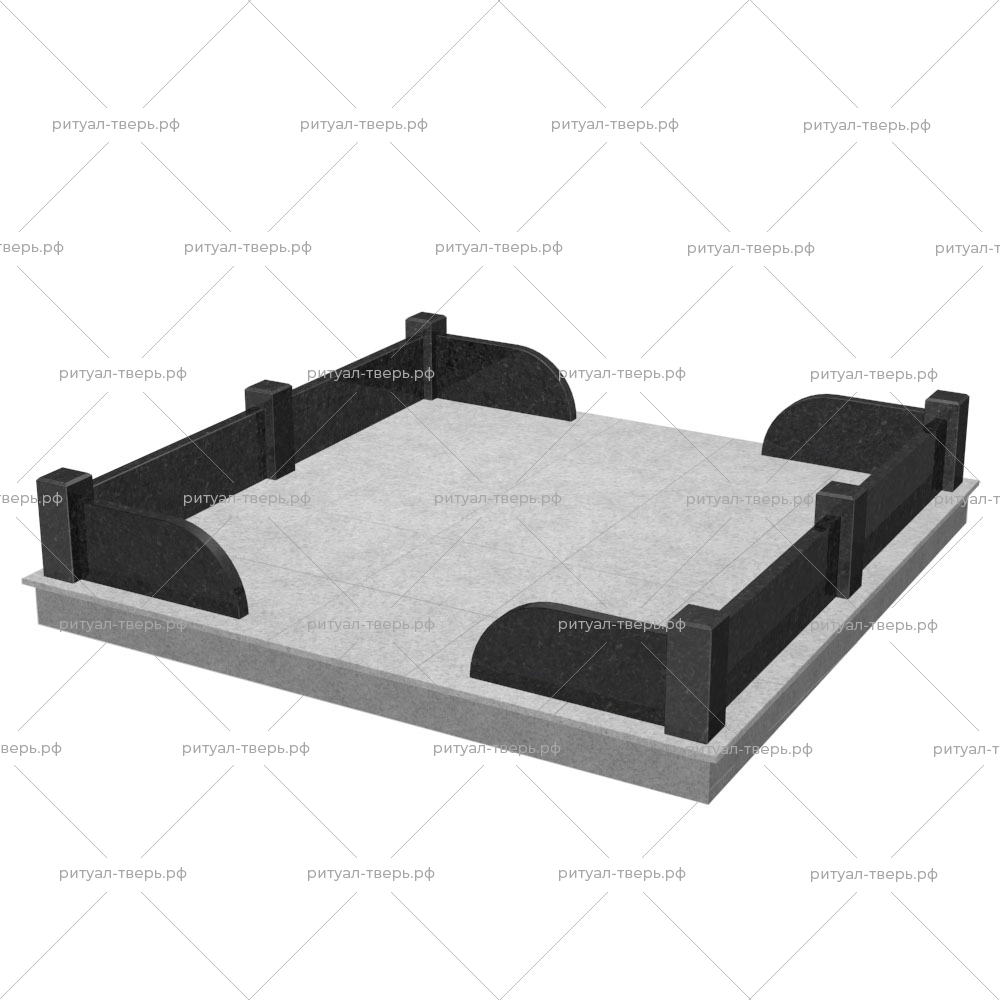 Цоколь на могилу № 13