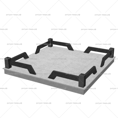 Цоколь на могилу № 19