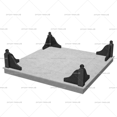 Цоколь на могилу № 12