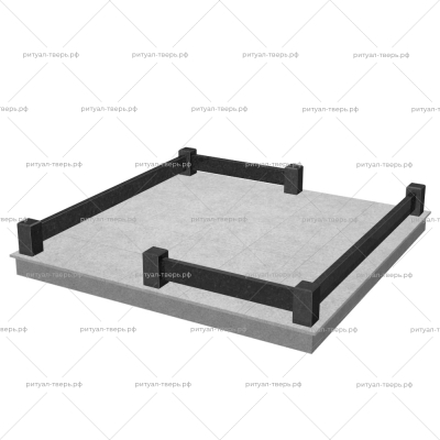 Цоколь на могилу № 16