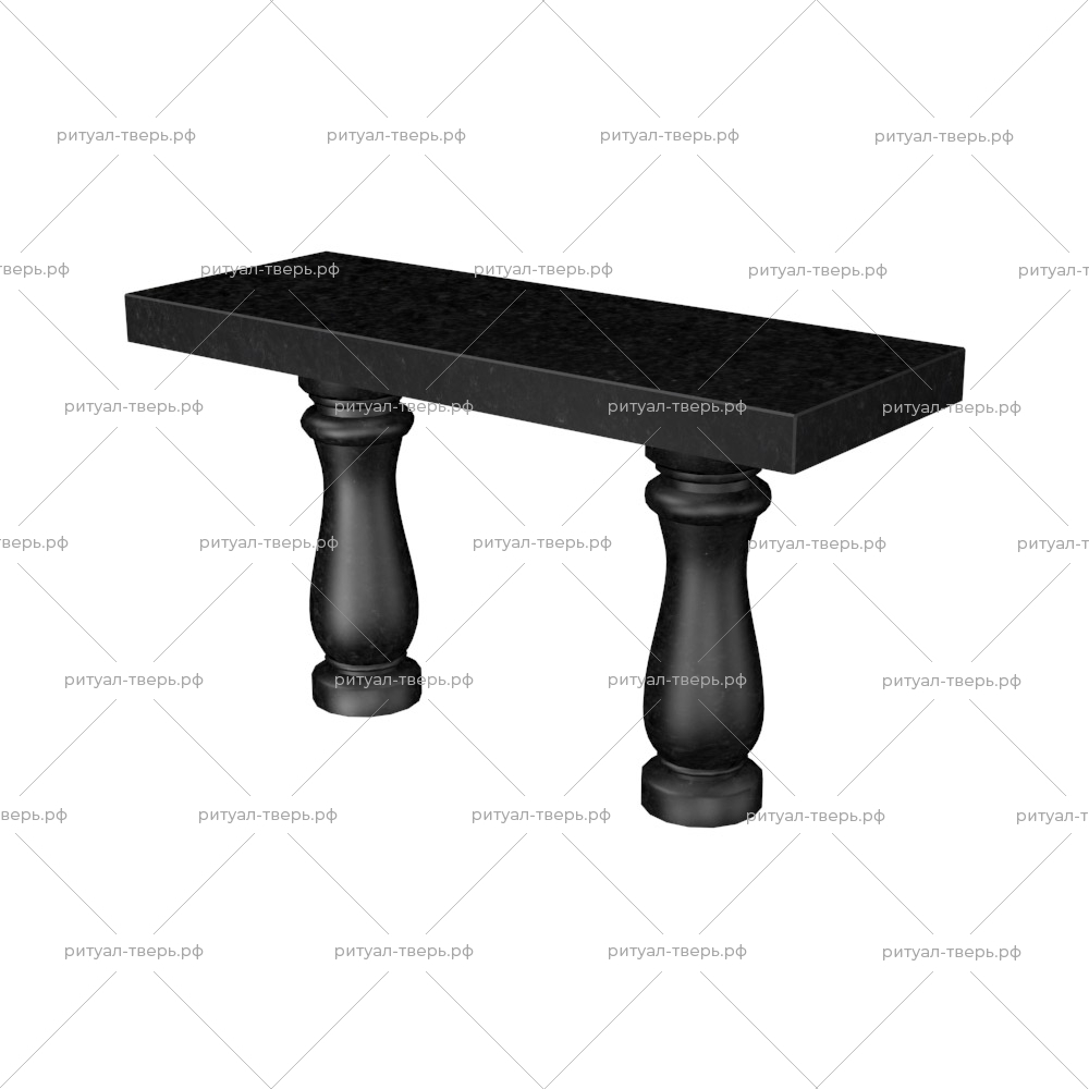 Лавочка гранитная № 16