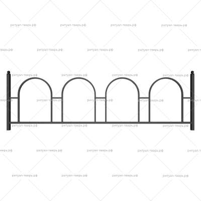 Ограда металлическая № 20
