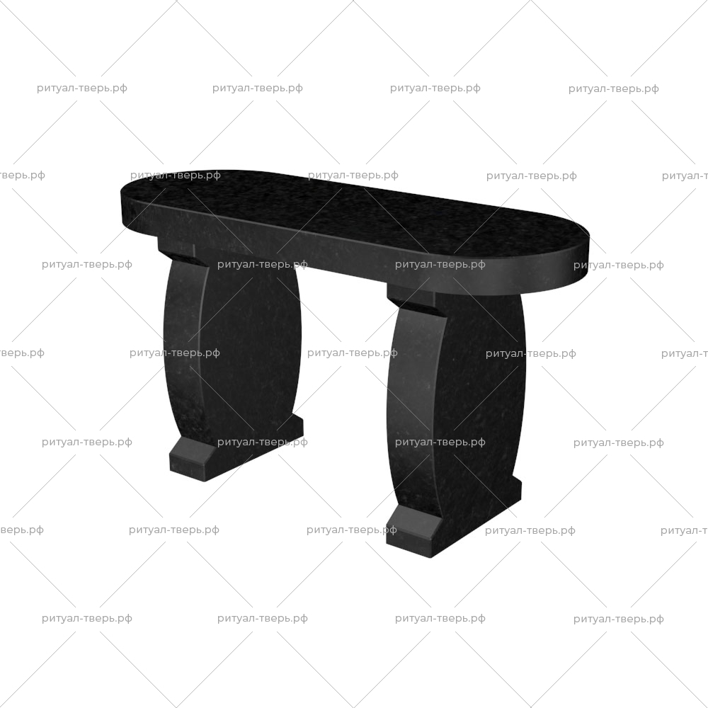 Лавочка гранитная № 12