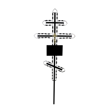 Крест металлический № 20