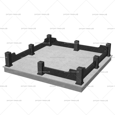 Цоколь на могилу № 18