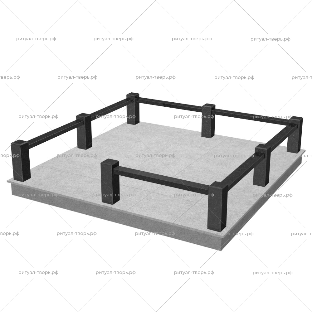 Цоколь на могилу № 17